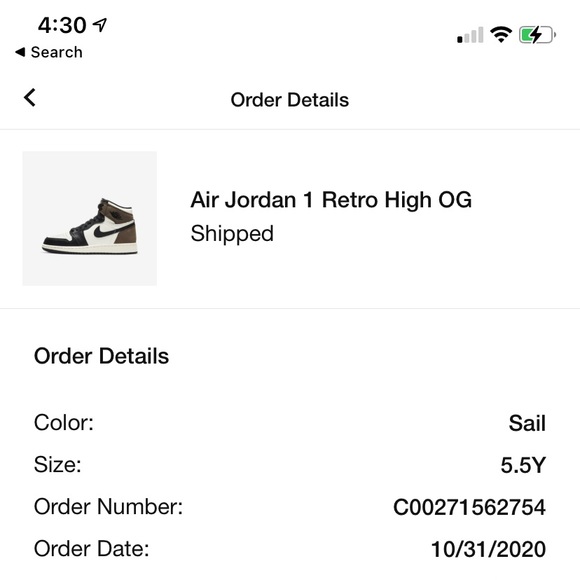 Jordan Retro 1 Mocha - Picture 7 of 7